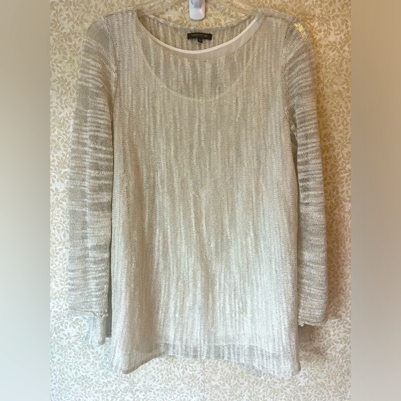 Lafayette 148 New York Tops - Like New linen blend